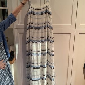 J crew linen maxi dress